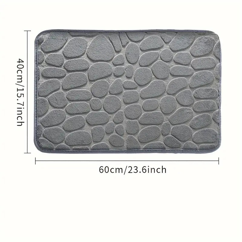 Non-Slip Bath Rug with PVC Backing