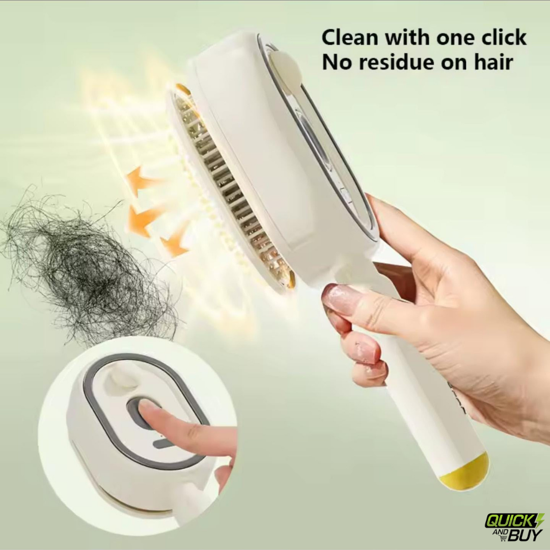 2-in-1 Scalp Massager & Spray Hair Brush