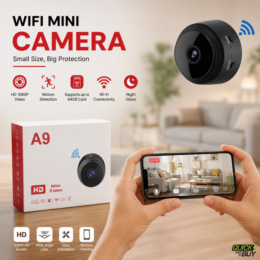 A9 Rechargeable Wireless Mini Camera