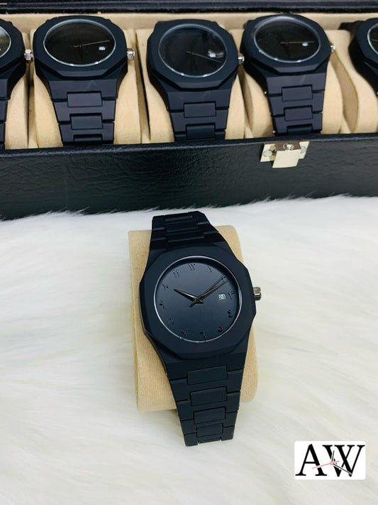 Premium Aura Fiber With Date Working | Lightweight Arabic Dial Watch