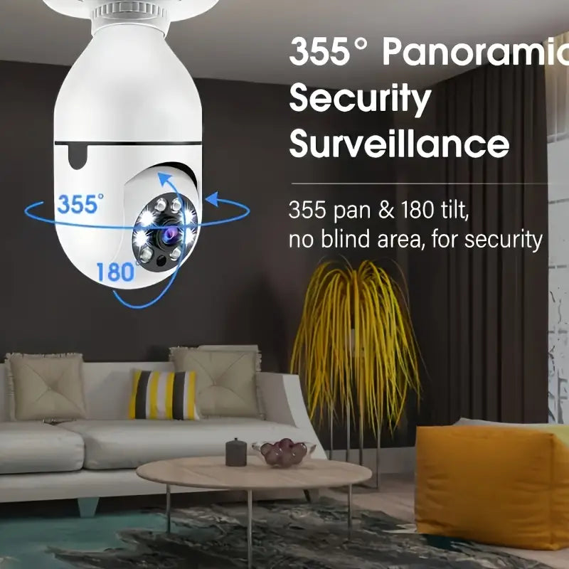 Smart WiFi E27 Bulb Camera