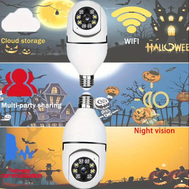 Smart WiFi E27 Bulb Camera