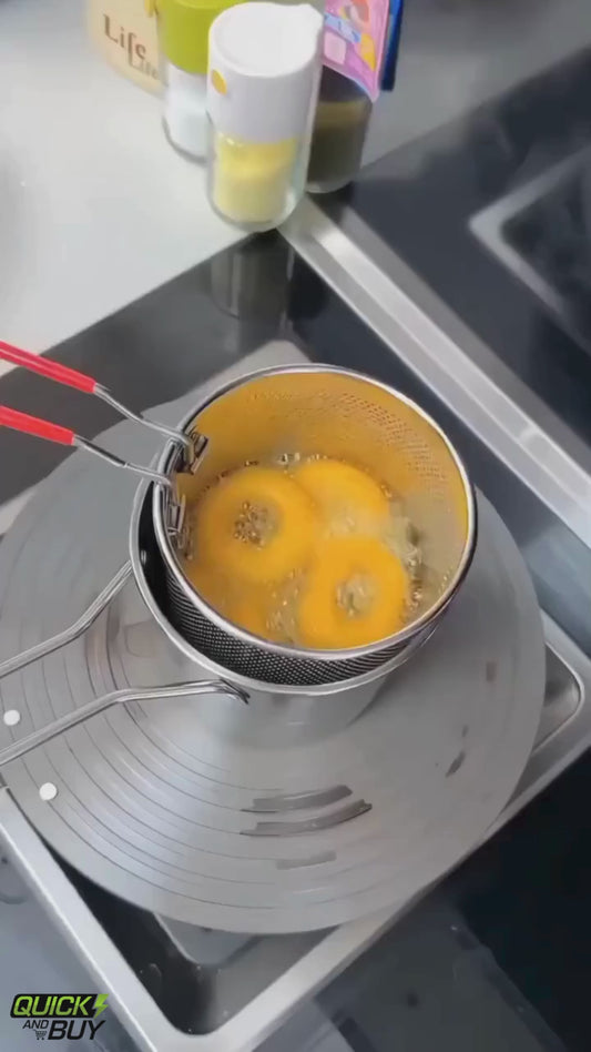 Stainless Steel Deep Fryer Pot
